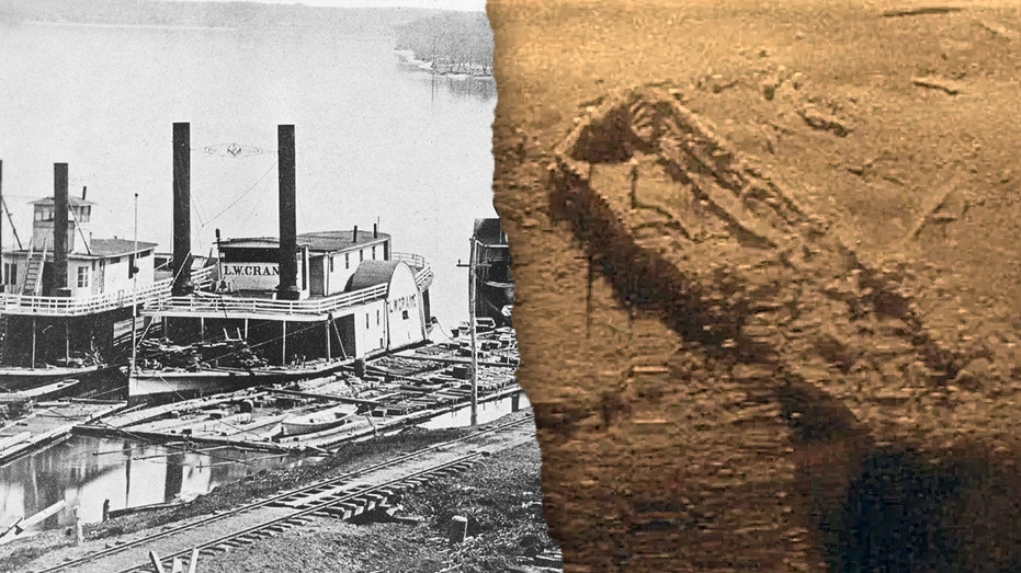 Researchers accidentally discover Civil War-era shipwreck while exploring murky Midwest river School Find